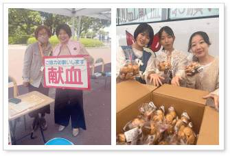 献血活動｜佐賀大学｜骨髄バンクドナー登録｜九州の食｜株式会社コーディネートスタジオふろしき
